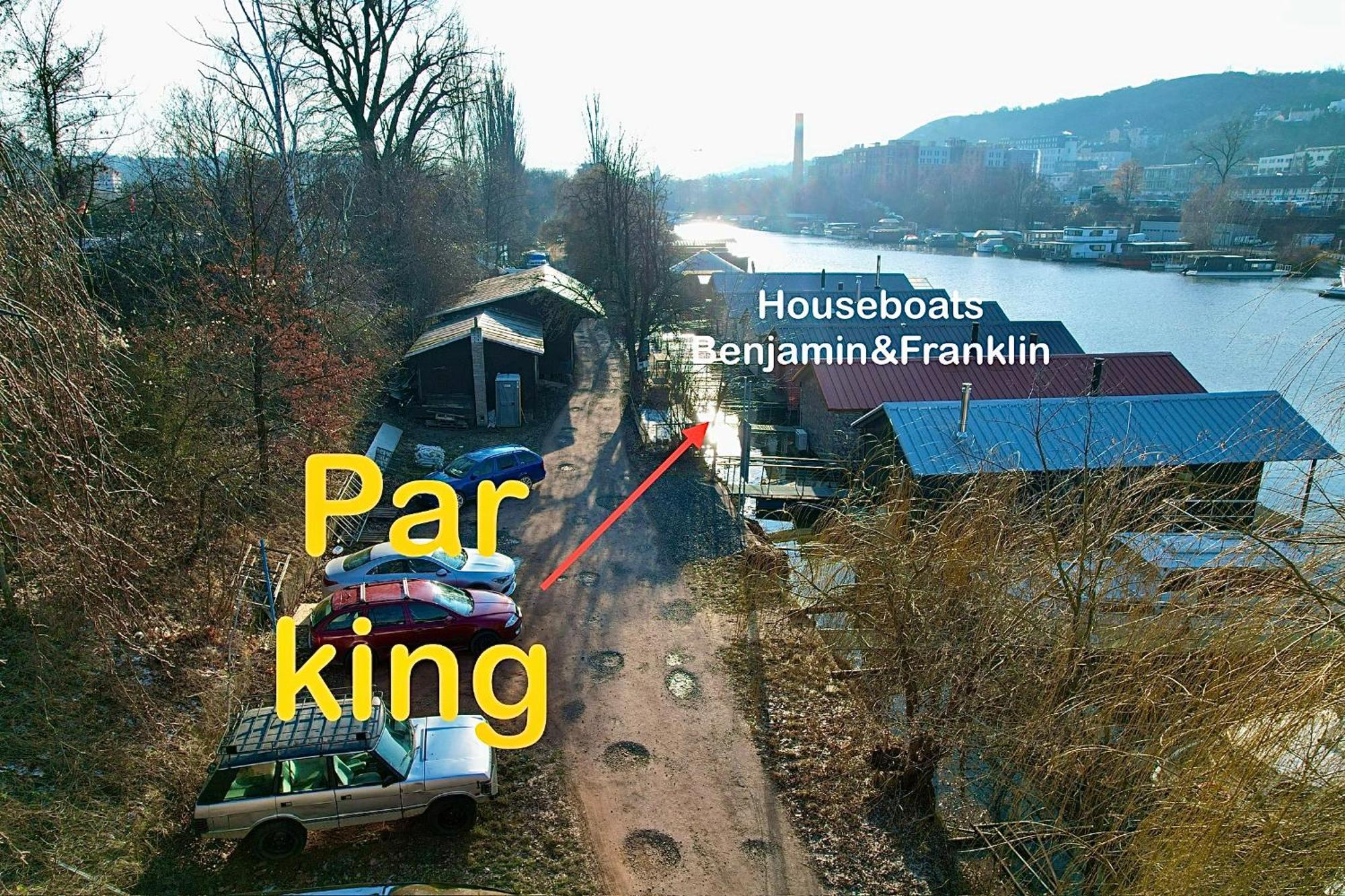 Houseboat Benjamin - Houseboats Benjamin & Franklin Hotel Praag Buitenkant foto