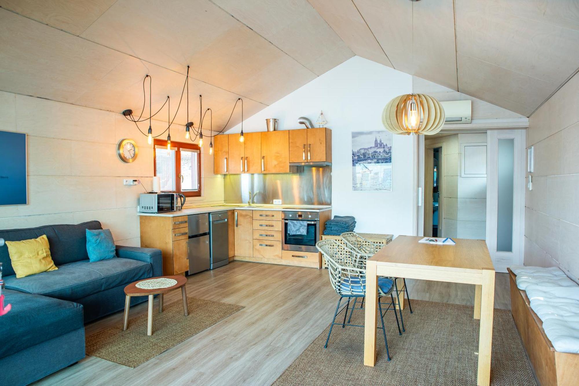Houseboat Benjamin - Houseboats Benjamin & Franklin Hotel Praag Buitenkant foto